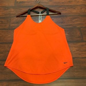 NIKE RED DRY TANK - RED ELASTKA
